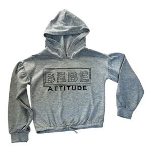 Bebe Girls Heather Gray Top